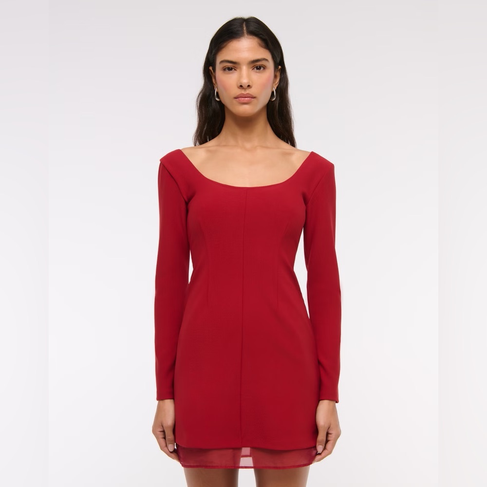Abercrombie & Fitch Red Mini Dress